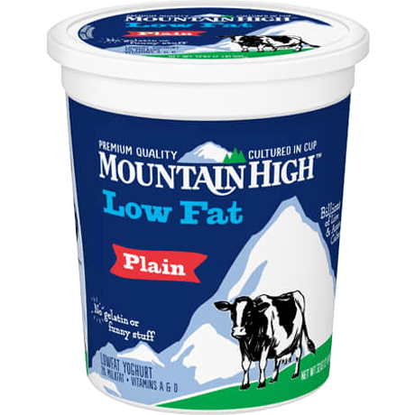 Buy Low Fat Plain Yoghurt Mountain High Yoghurt